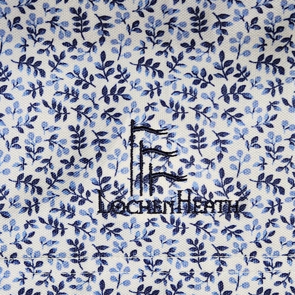Carnoustie Tech Floral Polo Shirt Size Large • Color Ink - Picture 8 of 11